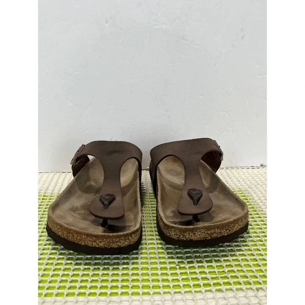 Birkenstock Gizeh Birko-Flor Thong Sandals Men's 4 Women's 6 EU 37 Mocha Brown
